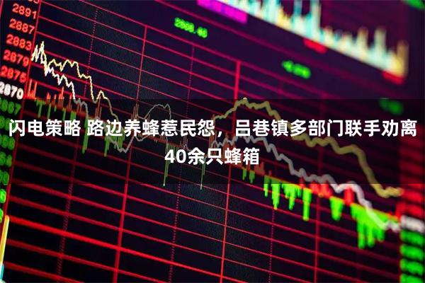 闪电策略 路边养蜂惹民怨，吕巷镇多部门联手劝离40余只蜂箱